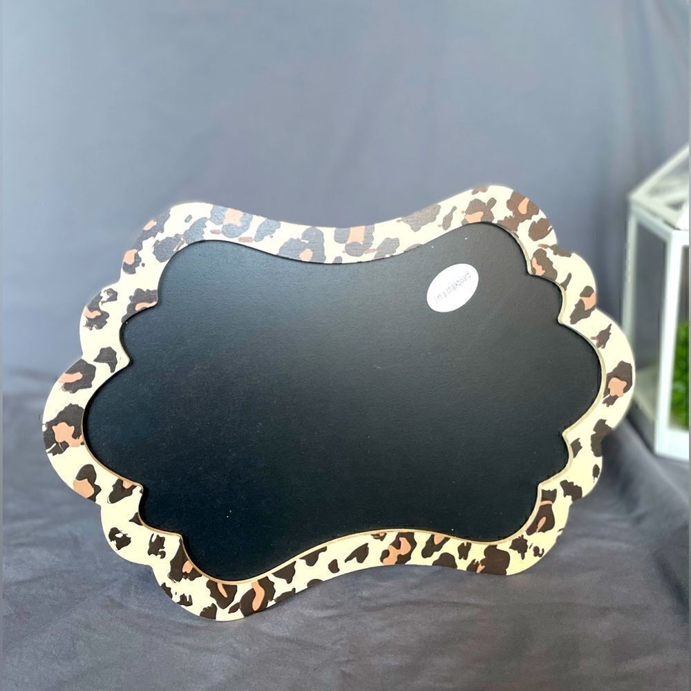 🔥❤️🔥 NEW! Leopard Print Chalkboard Horizontal Easel Personalize Customiz…